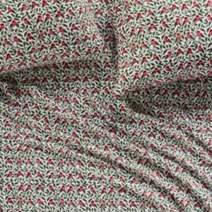 Anthropologie Cotton Modal Brushed Cosy Printed Queen Sheet Set